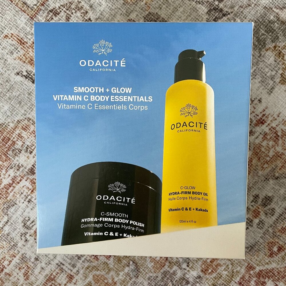 NWT Odacité Smooth + Glow Vitamin C Body Essentials Gift Set